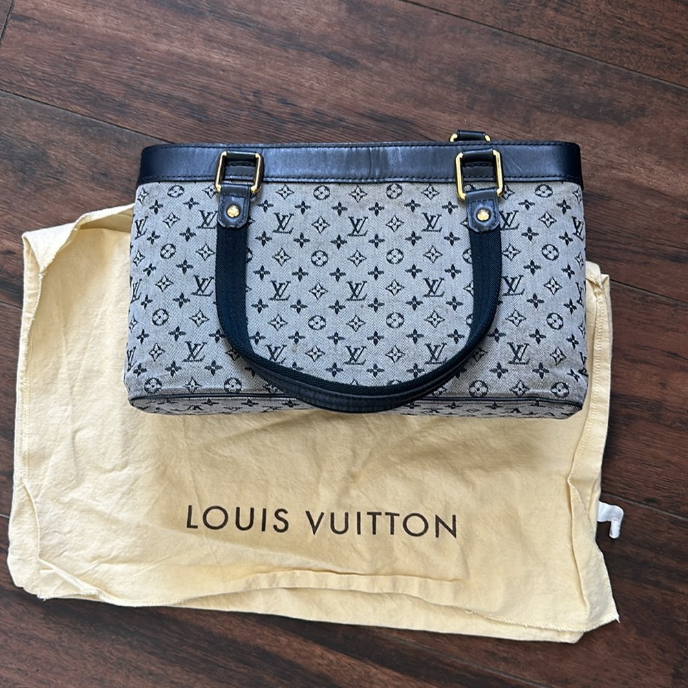 Mini Monogram Lucille PM Navy (worn condition)
